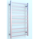 Heated Towel Rail Square 9 Bar 1000Hx600Wx120D - Chrome